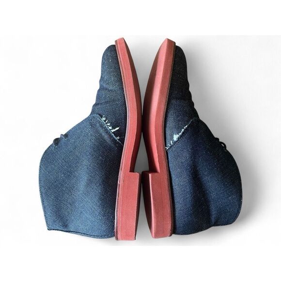 Mark McNairy Denim Chukka Unisex Boots US 7 UK 5 Red Sole Made In England main image 6